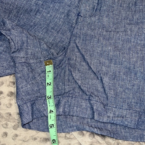 Old Navy size 16 womens everyday short linen blend mid rise side pockets summer - Picture 5 of 10